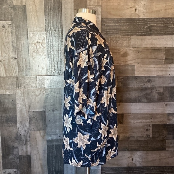 Men’s Pierre Cardin Hawaiian button up shirt XXLarge tropical beach resortwear - Picture 10 of 12